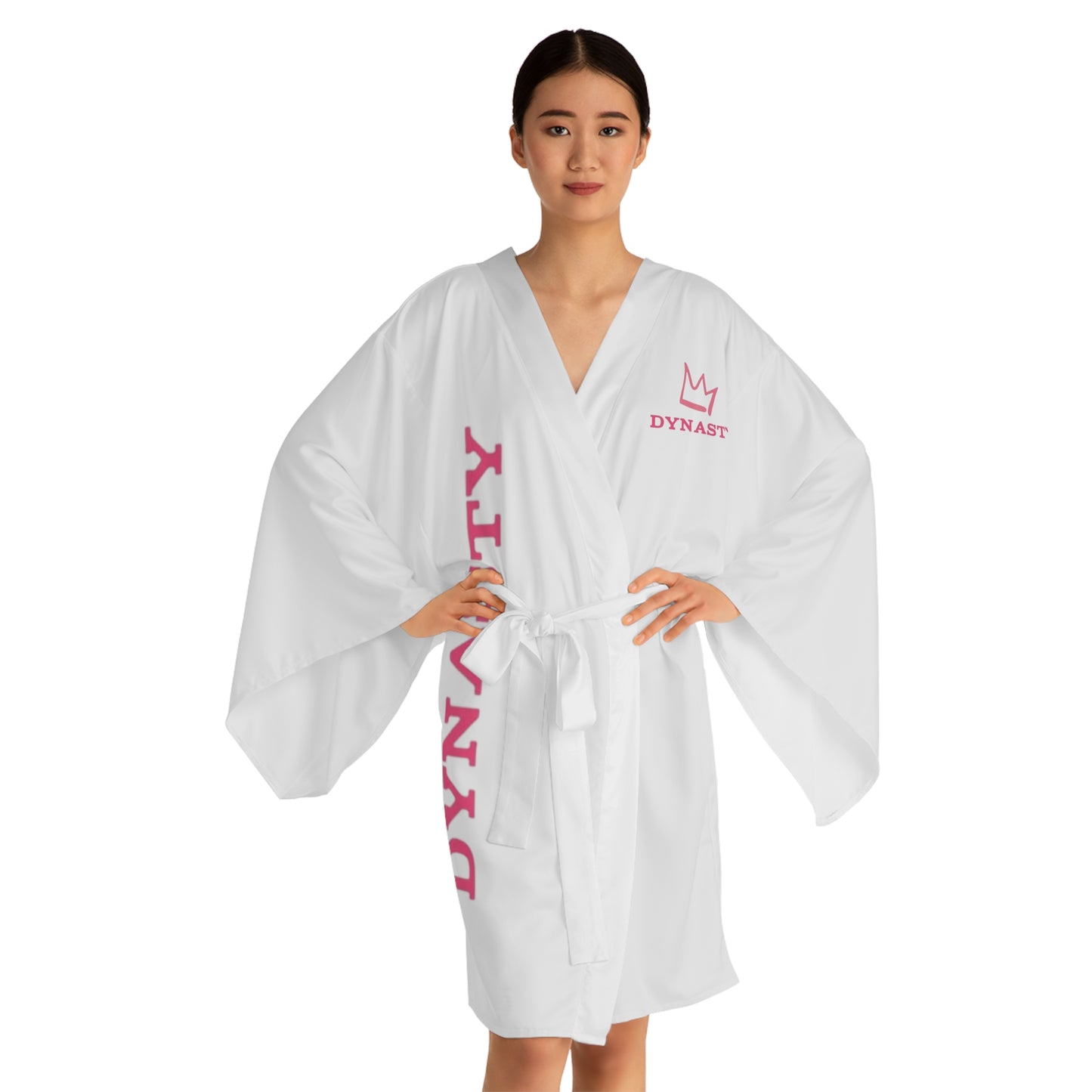 Green Dynasty Long Sleeve Kimono Robe