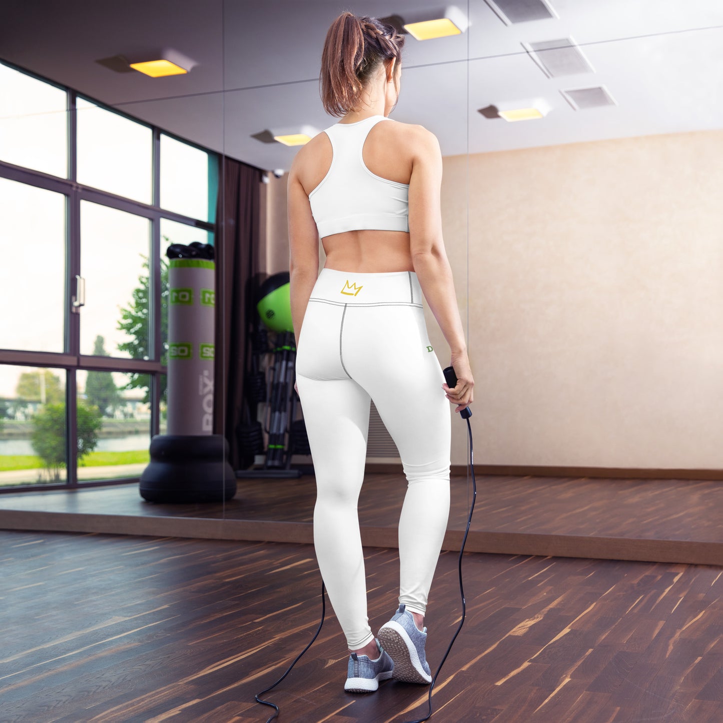Green Dynasty Yoga Leggings