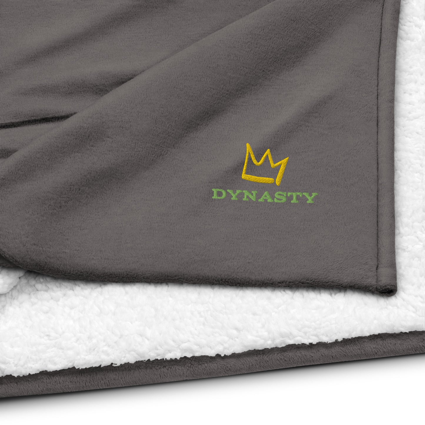 Green Dynasty Sherpa Blanket