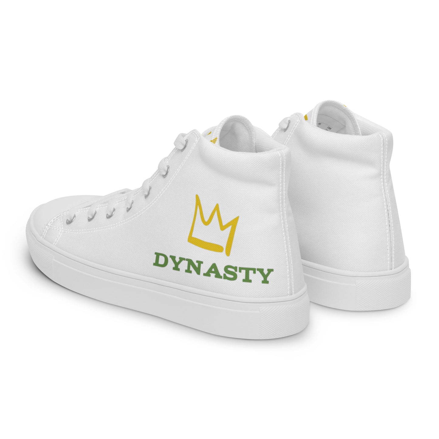 Green Dynasty Men’s high top canvas shoes