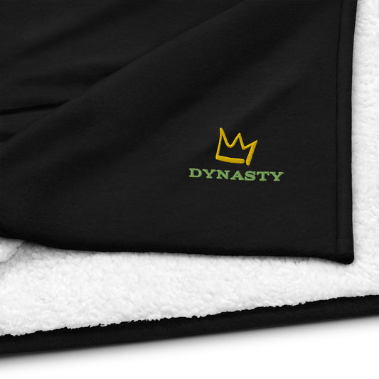 Green Dynasty Sherpa Blanket