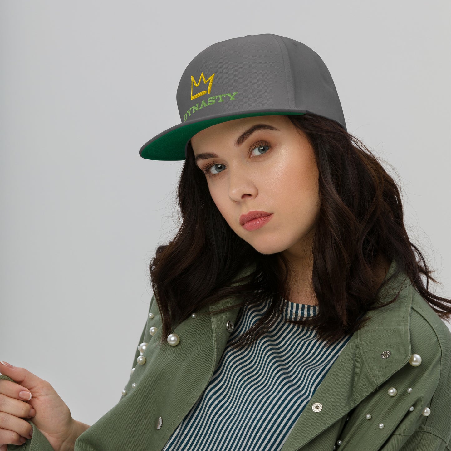 Green Dynasty Flat Bill Cap